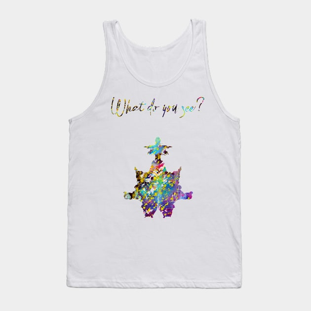 Rorschach inkblot test Tank Top by erzebeth